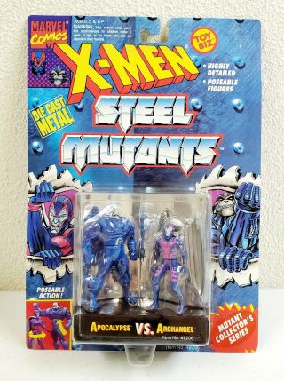 1994 Toy Biz Marvel X - Men Steel Mutants Apocalypse Vs Archangel