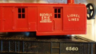 Lionel Lines 6560 - 25 BUCYRUS ERIE RR Crane 2