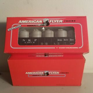 American Flyer 6 - 48510 Nickel Plate Road W/cannisters,  Box,