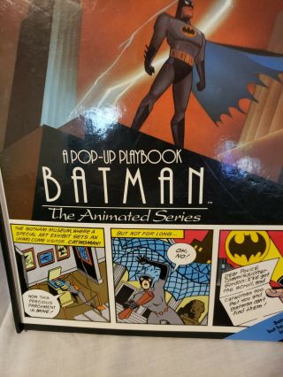 Vintage Batman The Animated Series Pop - Up Playbook By Dc Comics 1994
