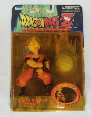 Vintage Irwin Toys Dragonball Z Dbz Energy Blasting Saiyan Goku Figure