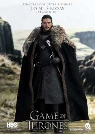 ThreeZero Jon Snow (Season 8) Game of Thrones 1:6 Scale Action Figure 2