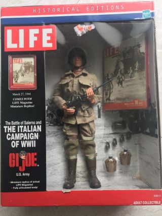Hasbro G.  I.  Joe Historical Editions Battle Of Salerno Italian Campaign Of Wwii.