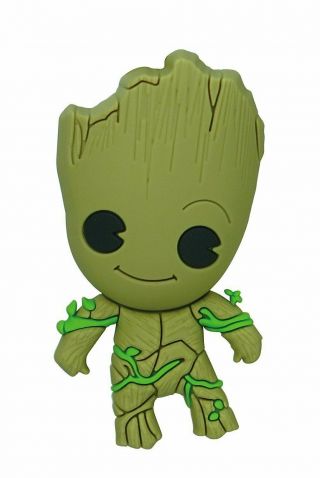 Guardians Of The Galaxy Groot 3 - D Foam Magnet 3 Inch