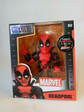 Marvel Metals Die Cast Deadpool M50 4 " Figure Jada Toys 2016