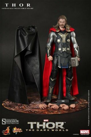 1/6 Hot Toys Mms224 Marvel Thor The Dark World Thor Action Figure Oop