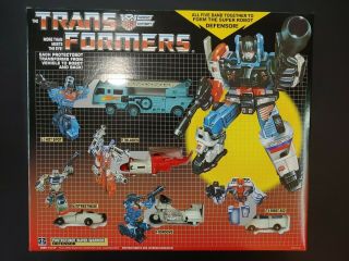 Transformers G1 Protectobot Defensor Giftbox Misb