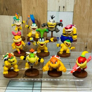 Furuta Nintendo Mario Chocolate Egg Figure Koopalings & 4 Set Of 11