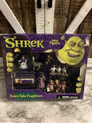 2001 Mcfarlane Shrek Mini Figures Fairy Tail Fugitives