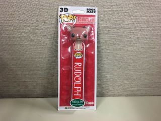 Funko Pop 3 - D Bookmarks Holiday Rudolph The Red - Nosed Reindeer Christmas Reading