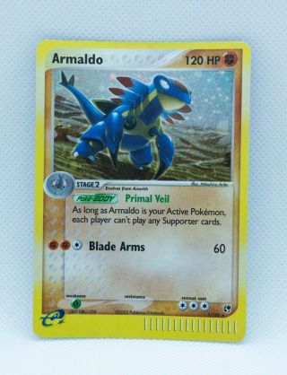 Armaldo 1/100 Holo Rare Ex Sandstorm - Pokemon Card Wotc