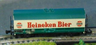 Fleischmann ???? Ns Heineken Refrigerated Bier Wagon N Gauge (1)