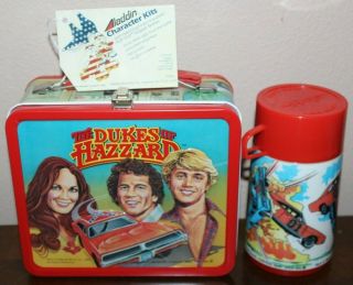 The Dukes Of Hazzard Vintage 1980 Aladdin Lunch Box With Tag