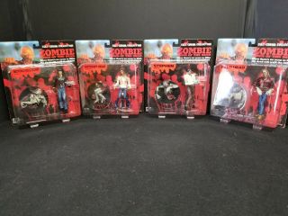 Cult Cinema 1998 Dawn Of The Dead Action Figures Complete Set