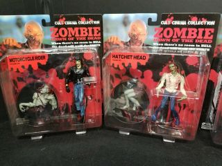Cult Cinema 1998 Dawn of the Dead Action Figures Complete Set 2