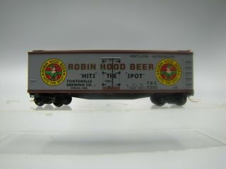 Micro Trains N Scale Robin Hood Beer Reefer 49450