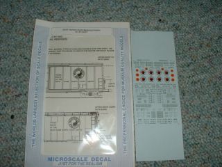 Microscale N Decals Northern Pacific Mechanical Reefers 40 