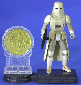 Star Wars Rare Loose Toys R Us Exclusive Millennium Minted Coined Snowtrooper.