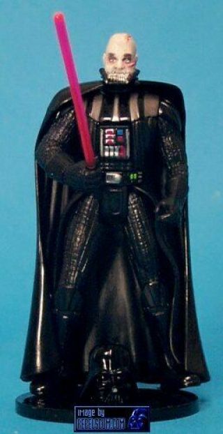 Star Wars Loose Very Rare Freeze Frame Potf Darth Vader Removable Helmet.