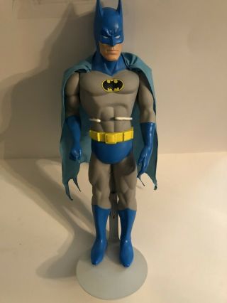 Hamilton Gifts Batman 1988 Pvc 15” Vintage With Cloth Cape & Stand
