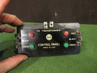 . Marx Electric Remote Switch Control Panel 4 Button Vintage O Scale/Gauge. 2
