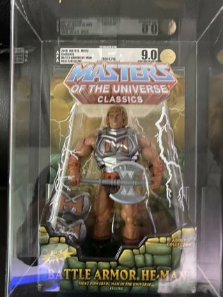 Masters Of The Universe Motu Classics Battle Armor He - Man Afa Graded