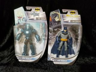 Dc Comics Batman Total Heroes 6 " Mr.  Freeze & Batman Action Figure Set