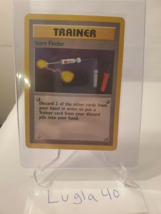 Item Finder 74/102 Pokemon Tcg Rare Card Base Set