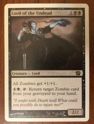 Lord Of The Undead X 1 8th Edition Near Unplayed Mtg Magic