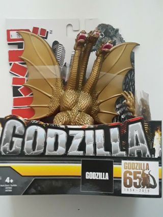 Godzilla King Ghidorah 65th Anniversary Toy Monster Bandai 3 Headed