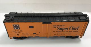 Rust Athearn Ho Scale Santa Fe “the Chief”reefer Sfrd 8293