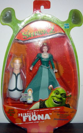 Princess Fiona Action Figure With Kicking Action Prince Charming Bag Shrek 2
