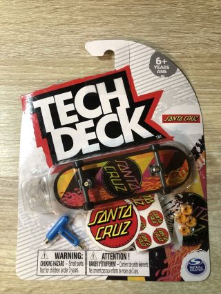 Tech Deck World Edition Santa Cruz Deck Limited Series Fingerboard