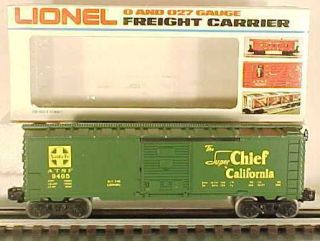 Lionel 6 - 9465 At&sf Green Boxcar Ex/box