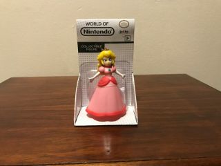 - World Of Nintendo Princess Peach Figure 2015 Jakks - Rare