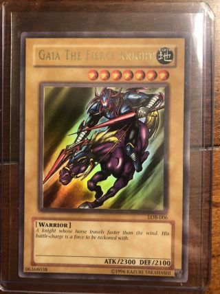 Yugioh Cards Gaia The Fierce Knight Lob - 006 Unlimited Near