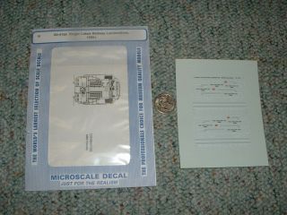 Microscale Decals N 60 - 4158 Finger Lakes Locomotives 1995,  H11