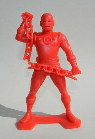 Vintage Rare Marvel Avengers Iron - Man Figure Plastimarx Mexico 1963