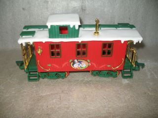 Bright 1986 North Pole Christmas Express Train Caboose Car Only G Guage 2