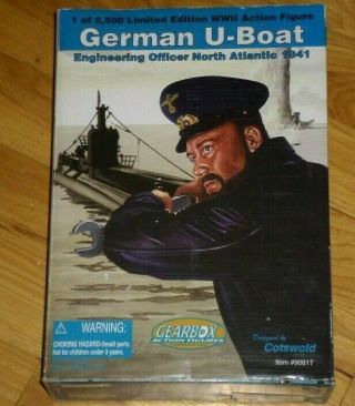 2002 German U - Boat Engineering Officer Wwii 1941 Action Figure Limited 0003/2500