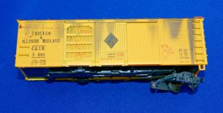 Ho Scale Gauge Model Railroad Train Box Car Chicago & Illinois Rr Ahm Unboxed