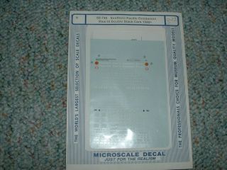 Microscale N Decals Southern Pacific Gunderson Maxi Ii Dble Stack Cars 1990,  Aaa