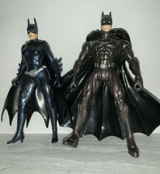 1997 Vintage Batman And Batgirl Action Figures Loose Dc Batman And Robin