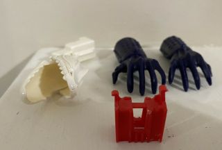 MOTU He - Man Vintage Terror Claws Skeletor,  With Red Clip & Rare All White Mouth 3