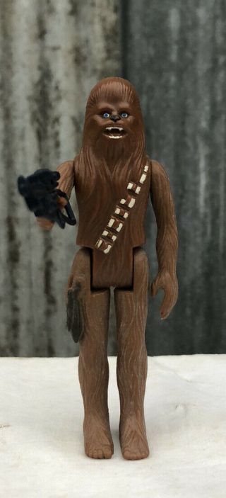 Vintage Gmfgl 1977 Kenner Star Wars Chewbacca Action Figure Complete