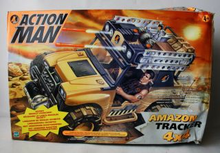 Rare Vintage 1999 Action Man Amazon Tracker 4x4 Army Jeep Vehicle Hasbro