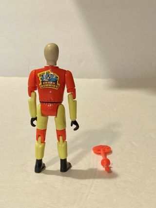 PRO - TEK SPIN Dummy Figure w/ Weapon: Vintage Incredible Crash Dummies by TYCO 2