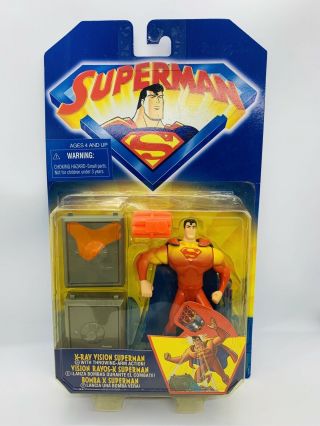 Superman The Animated Series X - Ray Vision Superman Action Figure Kenner