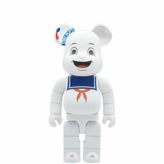 Ghostbusters Stay Puft Marshmallow Man 400 Bearbrick Medicom Toy Be@rbrick Rare