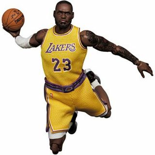 Medicom Toy Mafex No.  127 Lebron James (los Angeles Lakers) Japan Limited F/s Psl